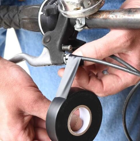 Electrical Tape 3/4" x 66 Feet PVC Electric UL Listed, Flame Retardant, Waterproof, Strong Adhesive PVC Insulation Electrical Tape - 10 Rolls per Pack Brown in Kuwait