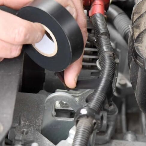 Electrical Tape 3/4" x 66 Feet PVC Electric UL Listed, Flame Retardant, Waterproof, Strong Adhesive PVC Insulation Electrical Tape - 10 Rolls per Pack Brown in Kuwait