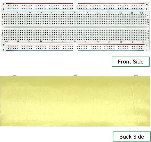 طقم 5 قطع من ألواح التجارب 830 نقطة، لوحات تجارب بدون لحام نموذج لوحة PCB لدرع Arduino Proto (مجموعة من 5) in Kuwait