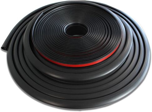 Combo RV Slide Out Black Rubbers | 018-312-EKD & 018-341 EK | 1' x 15/16' x 35' D-Seal Wiper & 1/2' x 2.75' x 35’ Seal Base | Works with Keystone, Forest River (018-312-EKD + 018-341 EK) in Saudi Arabia
