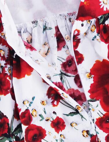 PrinceSasa Floral Cotton Kids Girl Dresses Summer Girls Clothes,1HPDA35,5-6 Years(130) in Saudi Arabia