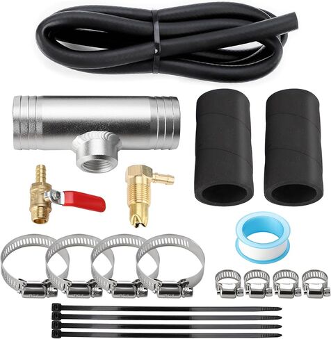 طقم تثبيت خزان الوقود المساعد 11025 طقم تركيب الديزل مناسب لخزان الوقود الإضافي الذي يعمل بالوقود الإضافي Ford Dodge Chevy GMC والموديلات الأحدث مع خط تعبئة 1 1/2 بوصة in Kuwait