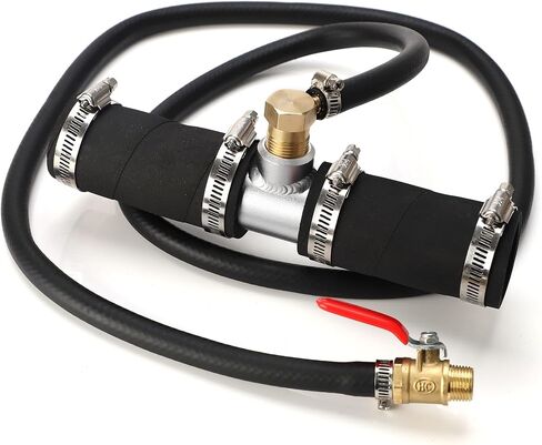 طقم تثبيت خزان الوقود المساعد 11025 طقم تركيب الديزل مناسب لخزان الوقود الإضافي الذي يعمل بالوقود الإضافي Ford Dodge Chevy GMC والموديلات الأحدث مع خط تعبئة 1 1/2 بوصة in Kuwait