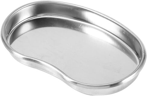Stainless Steel Kidney Tray 7, Kidney Shaped Emesis Basin Reusable Metal Kidney Dish, 7 Inch Basin Emesis Bowl Round Edges Surgical Utility for Soiled Dressings and Medical Waste in Saudi Arabia