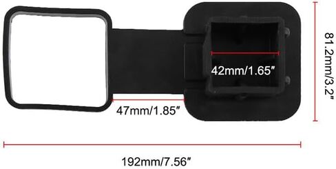 2 بوصة غطاء وصلة المقطورة غطاء الأنبوب غطاء التوصيل المطاط يناسب 2 "أجهزة الاستقبال فئة 3 4 5 متوافق مع تويوتا فورد جيب شيفروليه نيسان دودج رام بورش مرسيدس بولاريس رينجر ATV بولاريس in Kuwait