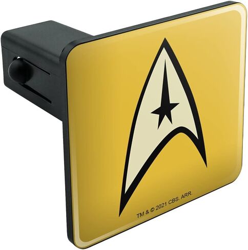 GRAPHICS & MORE Star Trek Command Shield Tow Trailer Hitch Cover Plug Insert in Saudi Arabia