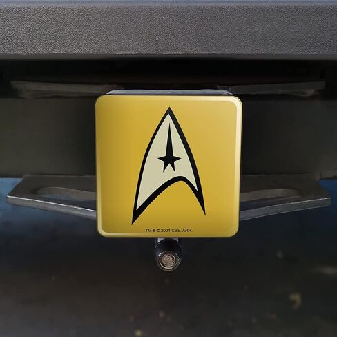 GRAPHICS & MORE Star Trek Command Shield Tow Trailer Hitch Cover Plug Insert in Saudi Arabia