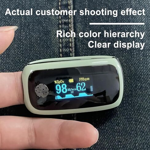 مقياس التأكسج النبضي القابل لإعادة الشحن، مقياس التأكسج النبضي مع الجهاز التنفسي، مراقب معدل التنفس، أجهزة مراقبة معدل التنفس، مقياس التأكسج النبضي للاستخدام في الطيران الرياضي فقط (أخضر) in Kuwait