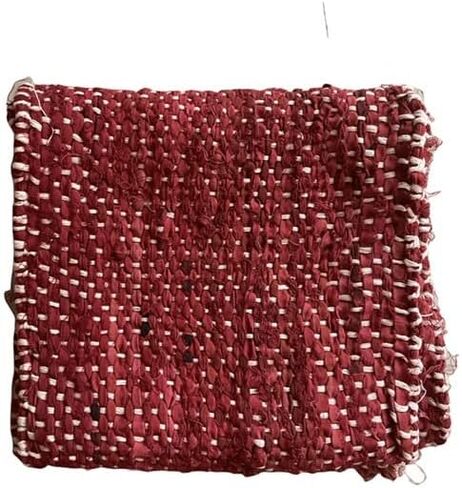 Voice of source unique handmade table runner handwoven me naturally dyed (Red 2) in Saudi Arabia
