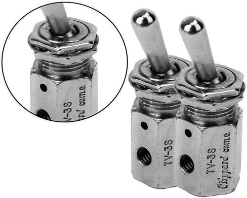 TV-3S Electric Solenoid Air Valve Knob Toggle Value Switch, Pneumatic Mechanical Air Valve 2 Position 3 Way in Saudi Arabia