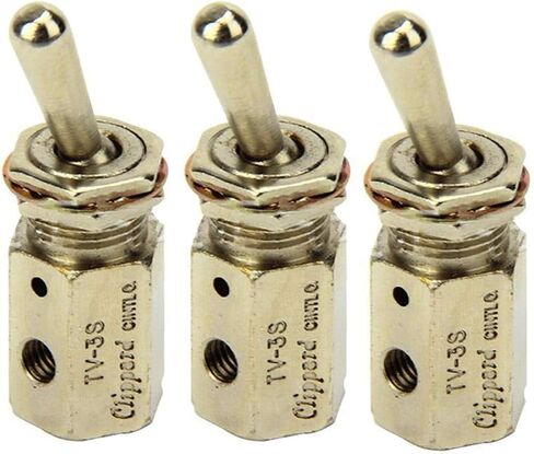 TV-3S Electric Solenoid Air Valve Knob Toggle Value Switch, Pneumatic Mechanical Air Valve 2 Position 3 Way in Saudi Arabia