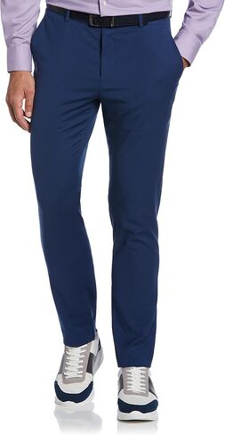 Perry Ellis Men's Very Slim Solid Dress Pant, with Non-iron Fabric, Stretch Pants for Men (Waist Size 29-38) in Saudi Arabia