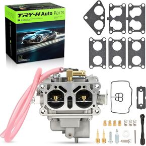 15003-2766 Carburetor Carb Engine Rebuild Kit Replacement for Kawasaki Mule 3000 3010 3020 Trans 4x4 2001-2008 Replace# 11060-2477 11060-2478 11060-2479 11060-2087 11060-2088 11061-2091 in Kuwait