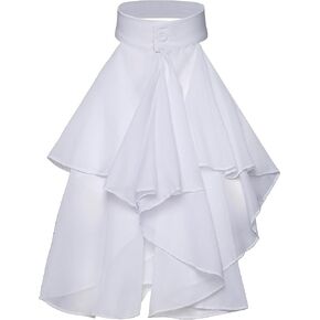 الفيكتوري المستعمرة Jabot طوق القرون الوسطى عصر النهضة الشيفون انفصال طوق هالوين زي التبعي in Kuwait