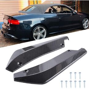 JMTBNO ممتص الصدمات الخلفي 4 زعانف سبويلر سبليتر الشفاه أسود 22 بوصة × 20 بوصة متوافق مع هوندا أكورد دودج تشالنجر فورد موستانج جي تي in Kuwait