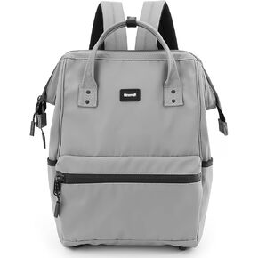 himawari 15.6" Laptop Backpack with USB Port - Waterproof Anti-Theft Nylon Bag for College, Travel & Commute for men & women (Gray, Large) in Kuwait