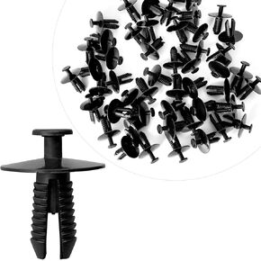 50PCS Bumper Trim Retainer Clips Push-Type Wheelhouse Retainer Clip Rivet Fender Liner Retainer Clip 51118174185 Compatible with BM 3 5 7 Series in Kuwait