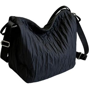 حقيبة كروس للنساء - محفظة كتف قابلة للتحويل مع حزام قابل للتعديل، حقيبة يد للسفر مقاومة للماء، أسود in Kuwait