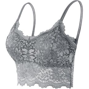 Women Lace Bralettes Padded Soft No Underwire Bra in Kuwait