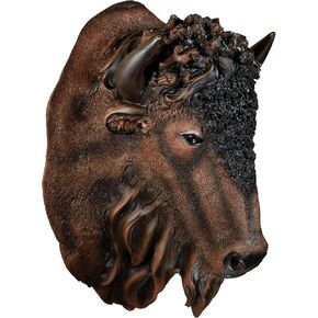 Touch of Class Buffalo Head Wall Art Brown in Saudi Arabia