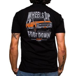 405 Wheels Up, Foot Down! Farmtruck T-Shirt in Saudi Arabia