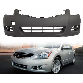 Front Bumper Cover Fascia Compatible with FOR Nissan Altima 2010 2011 2012 Sedan Primed Ready to Paint Replacement Panel 62022ZX00H 615343280523 NI1000268 in Kuwait