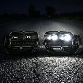 مجموعة مصابيح الضباب LED تناسب 1500 2009-2012 دودج رام، 2010-2018 دودج رام 2500، 2012-2018 دودج رام 3500 لاستبدال مصابيح الضباب الأصلية للشاحنة، معتمدة من وزارة النقل - زوج واحد in Kuwait