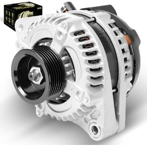 Oktiger Upgraded Alternator for Honda Odyssey 2005 2006 2007 3.5L, Pilot 2005-2008 3.5L, for Ridgeline 2006-2008 3.5L, for Acura Mdx Rl Tl, 12V 130A Clockwise 6-Groove Pulley, OE 31100-RDJ-A01 in Kuwait
