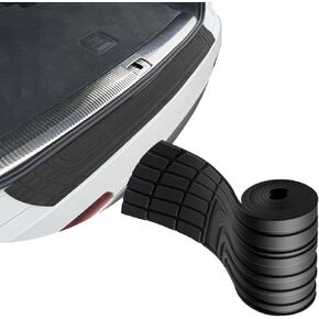 واقي ممتص الصدمات الخلفي للسيارة، واقي ممتص للصدمات، واقي دخول باب صندوق السيارة المطاطي المضاد للخدش، ملحقات السيارة الخارجية شريط حماية الباب الخلفي غير قابل للانزلاق عالمي لشاحنة الدفع الرباعي in Kuwait