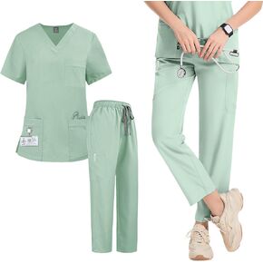 طقم فرك ماص للرطوبة للجنسين، بلوزة وسروال بأكمام قصيرة، 5 ألوان، مقاسات M-XXL in Kuwait