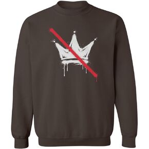 No Kings Protest Crossed Out Crown Anti ICE Unisex Crewneck Sweatshirt in Kuwait