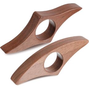 Ouligay 2PCS الخشب الإبهام كتاب صفحة حامل الجوز كتاب صفحة حامل لقراءة الإبهام كتاب حامل كتاب الملحقات لمحبي القراءة هدايا عيد الميلاد لمحبي الكتب، دودة الكتب، الأدبية، المعلمين in Kuwait