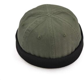 الرجال النساء قبعة صغيرة عامل بحار قبعة توالت الكفة الرجعية Brimless قبعة in Kuwait