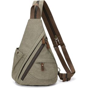 حقيبة Kouli Buir القماشية - حقيبة ظهر صغيرة تمر بالجسم للكتف وحقيبة ظهر كاجوال للرجال والنساء in Kuwait