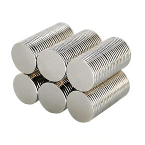 Neodymium Round Disc Magnets 15x1.5mm Slim - Rare Earth Magnetic Sticker Office Holder Fastener for Crafts DIY Scrabooking Fridge - Circular 3/5x1/16 inch Thin Magnet Disk (50 Pack) in Kuwait