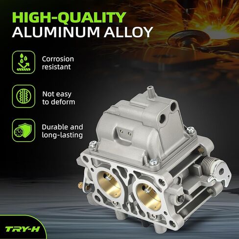 15003-2766 Carburetor Carb Engine Rebuild Kit Replacement for Kawasaki Mule 3000 3010 3020 Trans 4x4 2001-2008 Replace# 11060-2477 11060-2478 11060-2479 11060-2087 11060-2088 11061-2091 in Kuwait