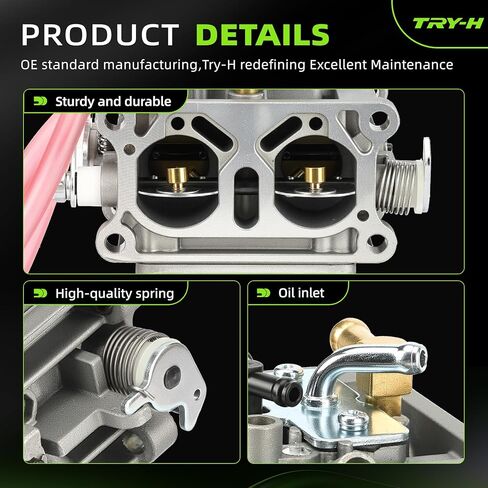 15003-2766 Carburetor Carb Engine Rebuild Kit Replacement for Kawasaki Mule 3000 3010 3020 Trans 4x4 2001-2008 Replace# 11060-2477 11060-2478 11060-2479 11060-2087 11060-2088 11061-2091 in Kuwait