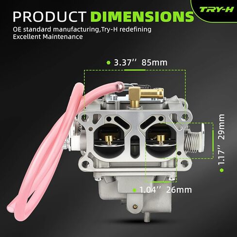 15003-2766 Carburetor Carb Engine Rebuild Kit Replacement for Kawasaki Mule 3000 3010 3020 Trans 4x4 2001-2008 Replace# 11060-2477 11060-2478 11060-2479 11060-2087 11060-2088 11061-2091 in Kuwait