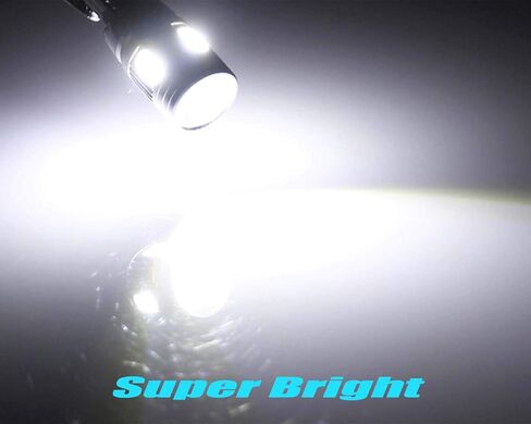 2Pc T10 (194) 6SMD Super White 6000k Backup/Reverse Light Compatible for 2012-2017 Volkswagen Passat in Kuwait