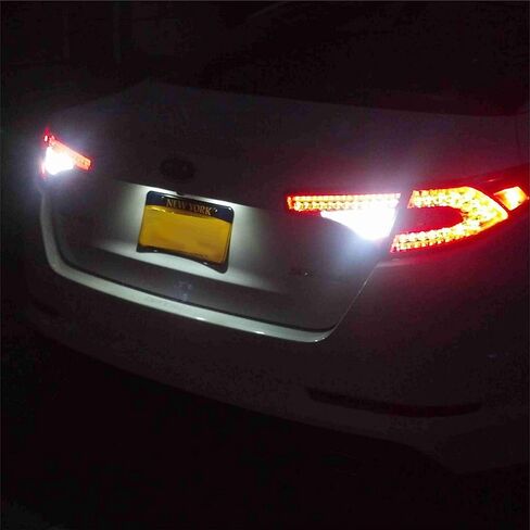 2Pc T10 (194) 6SMD Super White 6000k Backup/Reverse Light Compatible for 2012-2017 Volkswagen Passat in Kuwait