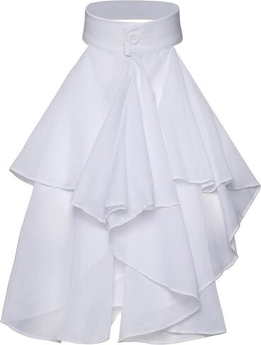 الفيكتوري المستعمرة Jabot طوق القرون الوسطى عصر النهضة الشيفون انفصال طوق هالوين زي التبعي in Kuwait