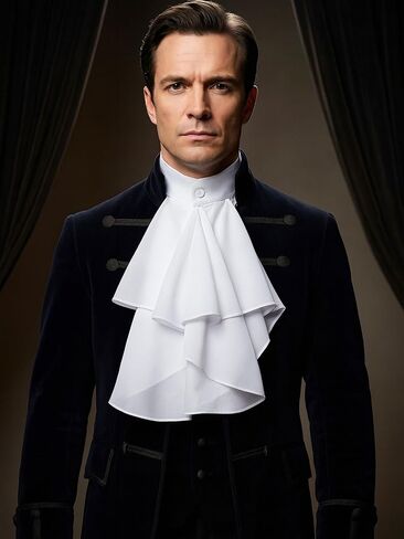 الفيكتوري المستعمرة Jabot طوق القرون الوسطى عصر النهضة الشيفون انفصال طوق هالوين زي التبعي in Kuwait