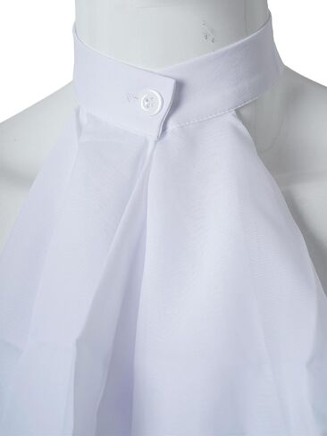 الفيكتوري المستعمرة Jabot طوق القرون الوسطى عصر النهضة الشيفون انفصال طوق هالوين زي التبعي in Kuwait