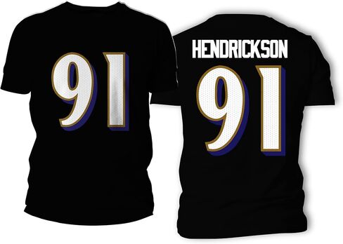 Trey Hendrickson Baltimore Football #91 Cotton T Shirt Jersey in Saudi Arabia