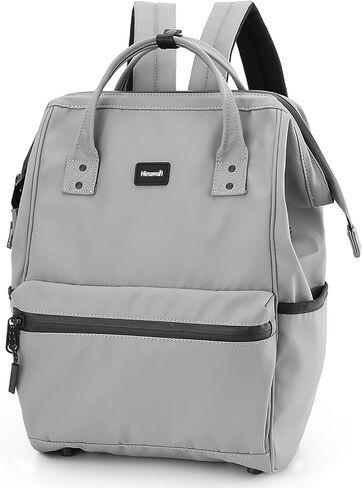 himawari 15.6" Laptop Backpack with USB Port - Waterproof Anti-Theft Nylon Bag for College, Travel & Commute for men & women (Gray, Large) in Kuwait