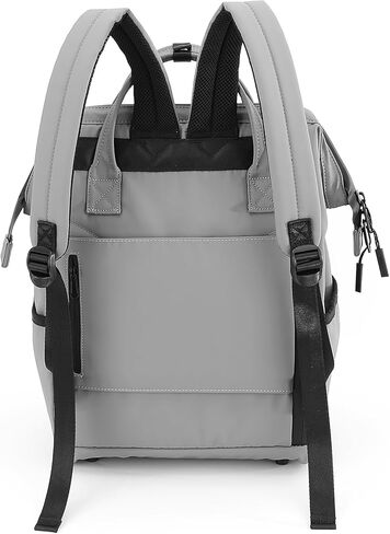 himawari 15.6" Laptop Backpack with USB Port - Waterproof Anti-Theft Nylon Bag for College, Travel & Commute for men & women (Gray, Large) in Kuwait