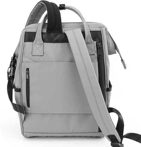 himawari 15.6" Laptop Backpack with USB Port - Waterproof Anti-Theft Nylon Bag for College, Travel & Commute for men & women (Gray, Large) in Kuwait