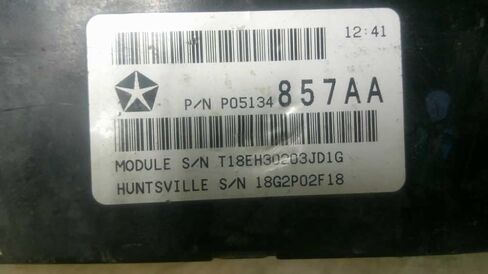 Engine ECM Control Module Fits 05 Town Country Caravan P05134857AA 05134857AA in Saudi Arabia