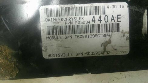 Engine ECM Control Module Fits 07-09 PT Cruiser P05034440AE 05034440AE in Saudi Arabia