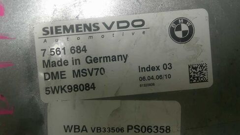 Engine ECM Electronic Control Module Fits 06-07 Compatible with BMW 525i 7 561 684 7561684 in Saudi Arabia